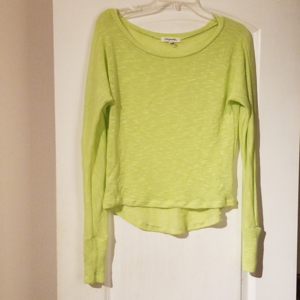 Aeropostale lime green top